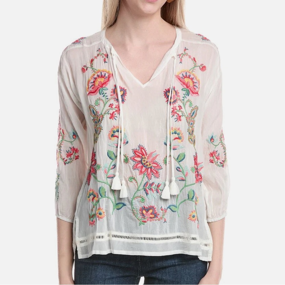 JOHNNY WAS MARGOT BLOUSE*******SIZE: SMALL